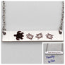 Personalized childrens names or short message on back of mothers bar necklace