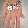 bracelet on womans hand