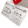 Baby's First Christmas Personalized Birth Stat Ornament