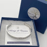 cuff bracelet in gift packaging