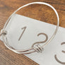 side view of bangle bracelet