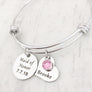 Maid of Honor and Bridesmaid Proposal Silver Charm Bracelet