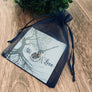 blue organza gift bag from stamps of love