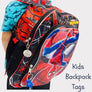 Kids Backpack and Lunchbox Tags
