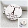 golf ball magnetic clip with option to personalize the back.