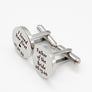 "I loved her first" Father of the Bride Wedding Cufflinks