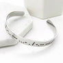 i love you morse code bracelet side angle