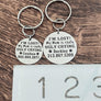 Collar Tag by ruler showing 2 sizes. one in 1 inch and other 1.25 inches