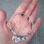 bracelet shown on hand from preception