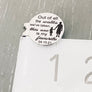 marker by ruler to show measurements