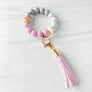 Bonus Mom Beaded Keychain Wristlet