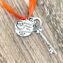 front view of santa's key