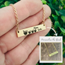 Mama Sloth Jewelry Bar Necklace