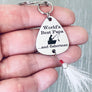 keychain on hand to show size