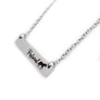 Horse Jewelry Name Bar Necklace