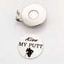 silver magnetic hat clip
