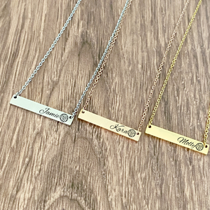 all 3 color options in silver rose gold and yellow gold