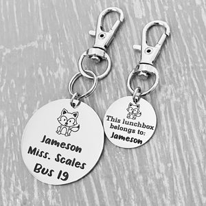 Kids Backpack and Lunchbox Tags