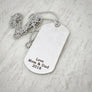 personalized message note for son back of baseball tag christmas stocking stuffer