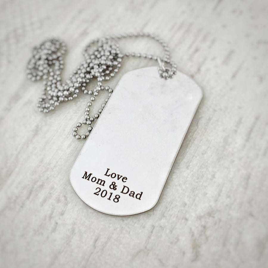 add on back personalized option engraved love mom and dad