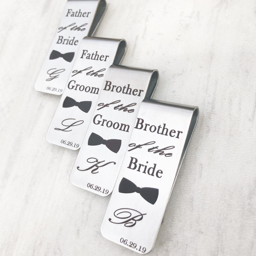 collection of money clips for wedding wedding 