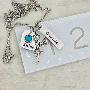 necklace on ruler to show measurements