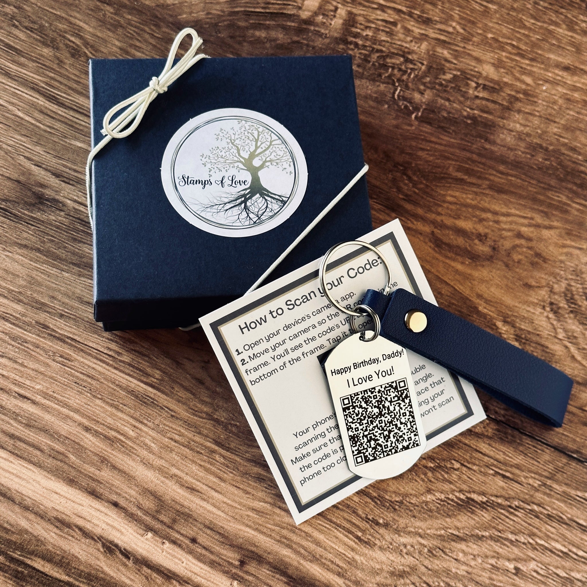 QR Code Voice Recorded Keychain Stamps Of Love LLC qr-code-voice-recorded-keychain-stamps-of-love-llc