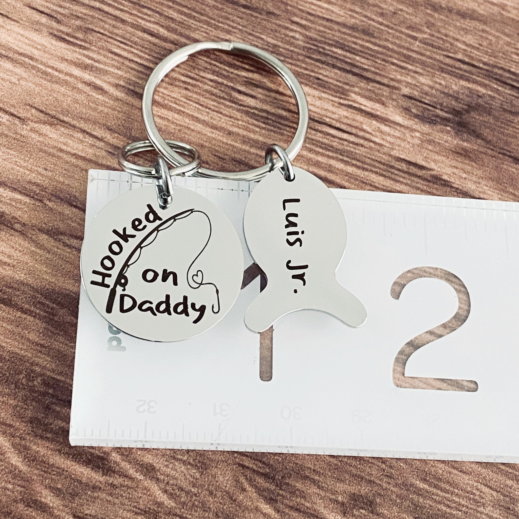 Personalized Engraved Fishing Hook - To Dad - From Daughter - My