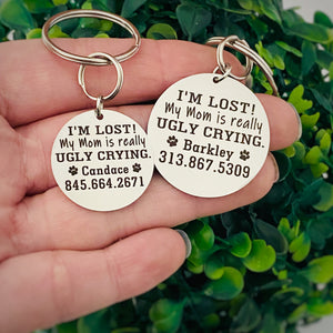 both size tags on woman's hand to show prespective