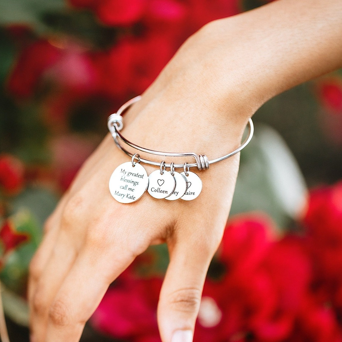 Personalized Grandma Bracelet "My Greatest Blessings Call Me..." – Stamps of Love, LLC