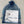 stamps of love blue organza gift bag