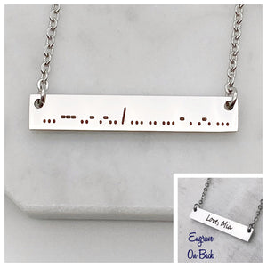 "Soul Sisters" Morse Code Necklace