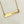 Yellow Gold stainless steel horizontal bar necklace engraved with "Mrs. Poppy" and an apple charm. attached to a stainless steel cable chain