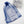 stamps of love blue organza gift bag packaging